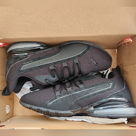 Puma Axelion NXT Camo Athletic Sneaker Black Running Size 10 Brand New Shoe - Picture 3 of 4